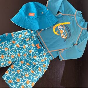 Kids Swim Set - Blue and Orange